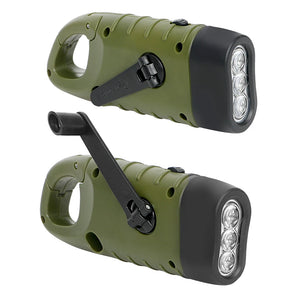 Portable LED Flashlight with Dynamo | Torcia LED con ricarica Dynamo