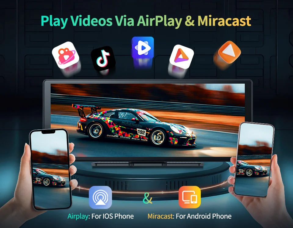 CarPlay By Black0utStore 11.3" Monitor + DashCam