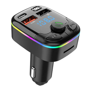 "MusiCar" Car Bluetooth 5.0 FM Transmitter | "MusiCar" Trasmettitore bluetooth per auto da accendisigari.