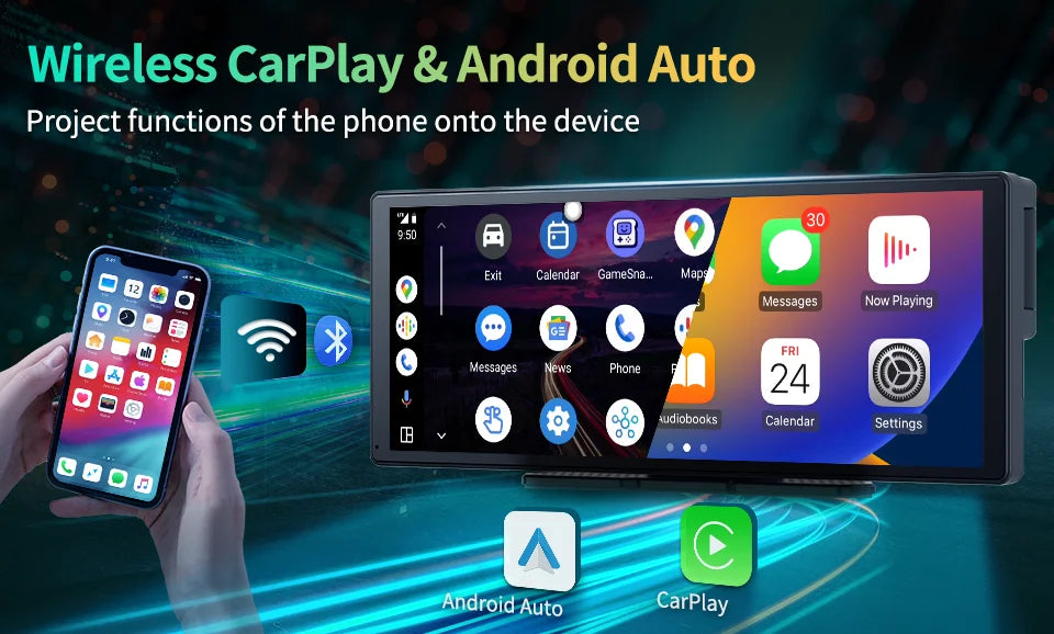 CarPlay By Black0utStore 11.3" Monitor + DashCam