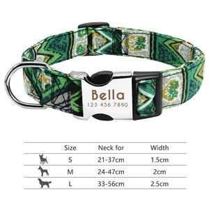 Personalized Nylon Collar for Dog | Collare Personalizzato in Nylon per Cani