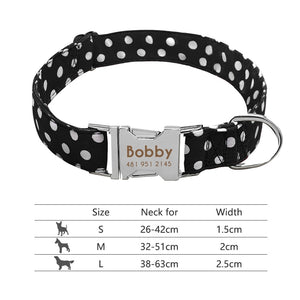 Personalized Nylon Collar for Dog | Collare Personalizzato in Nylon per Cani