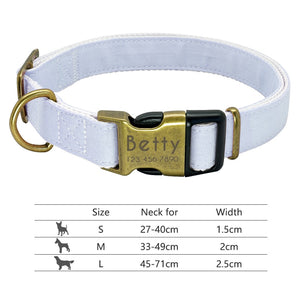 Personalized Nylon Collar for Dog | Collare Personalizzato in Nylon per Cani