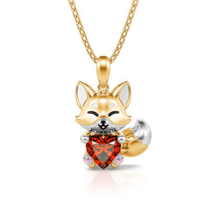 Ingrosso Collana con ciondolo animale carino da donna, acciaio inox Ingrosso Collana con ciondolo animale carino da donna, acciaio inox