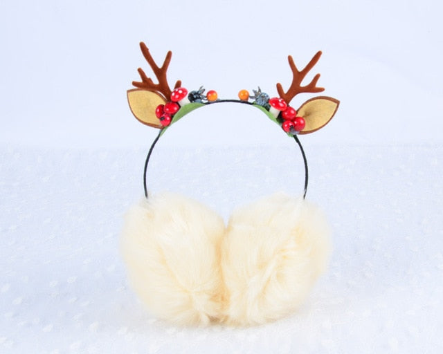 Christmas Deer Horn Headdress | Christmas Holidays