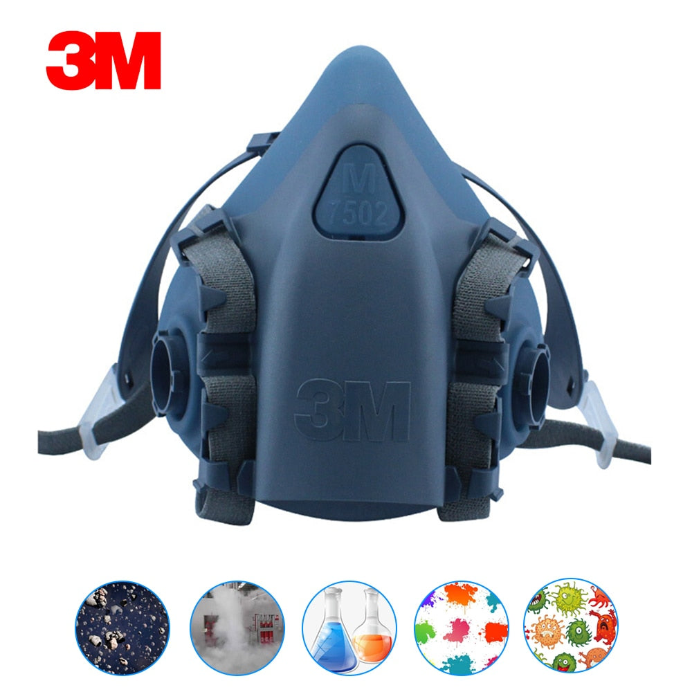3M™ 7502 Maschera AntiGas | Professional Half Face Respirator Gas Mask