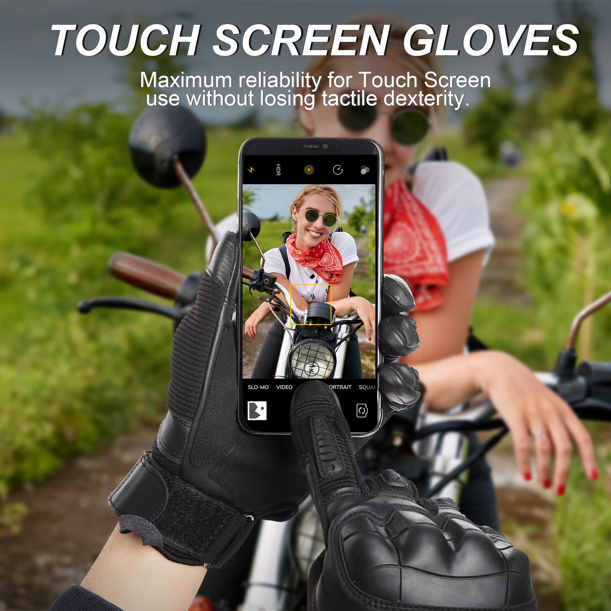 "APEX" Leather Gloves with Touch-Screen | Guanti Tattici in Pelle con Touch-Screen