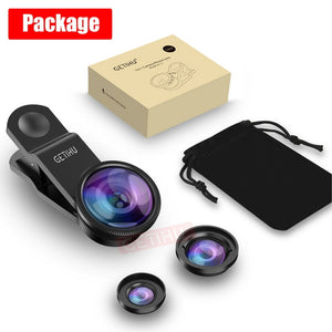 Universal Lens  3in1 WideAngle / Macro / Fisheye | Black0ut