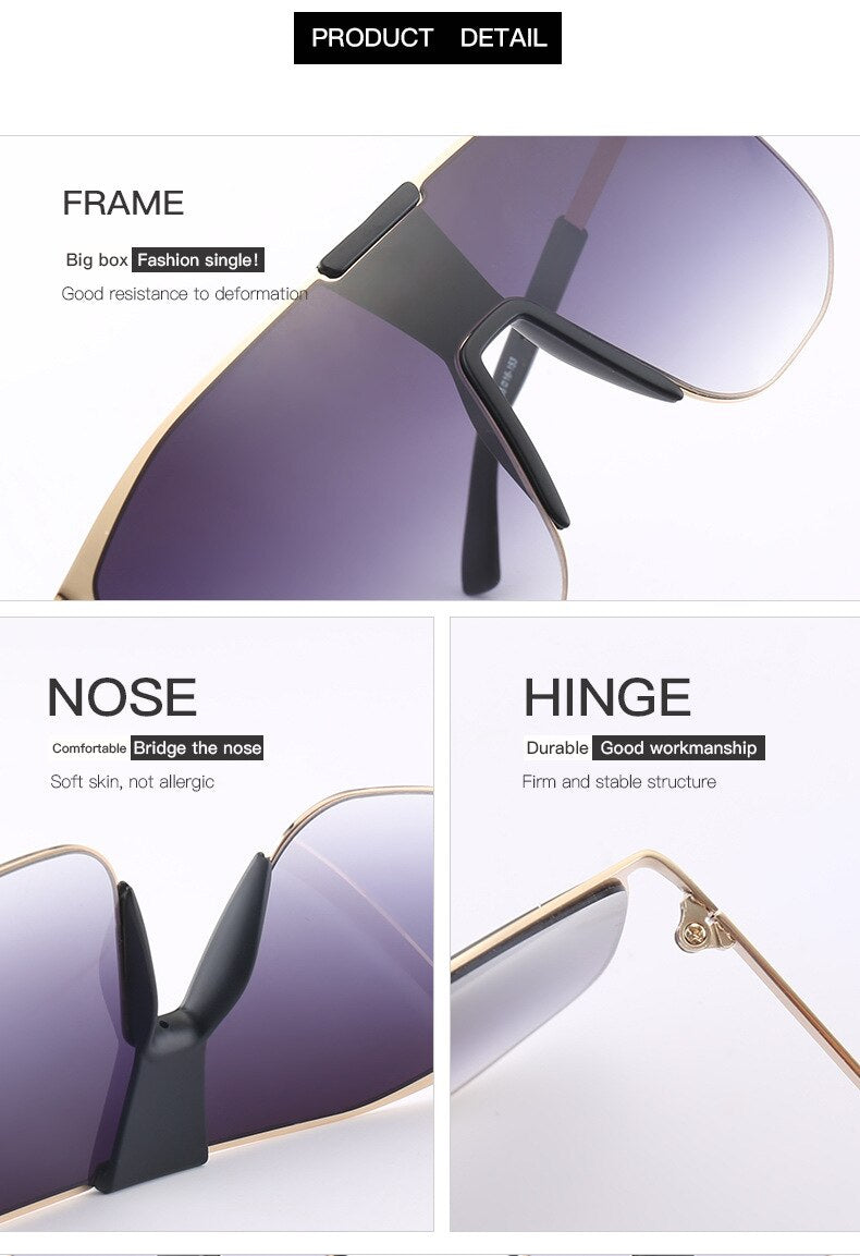 Shield Sunglasses | Black0ut