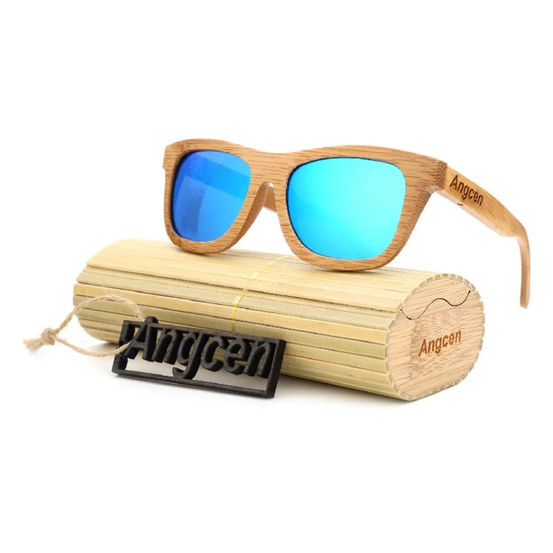 Bamboo Sunglasses Polarized Vintage | Angcen x Black0utStore