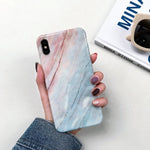 Marble Case For Iphone 7 - 8 - X - X MAX | Black0ut