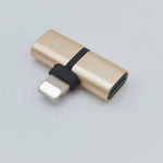2 In 1 Dual Adapter Headphone&Charge For IPhone