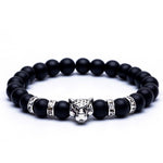 Leopard Bracelet with Natural Stone | Black0ut