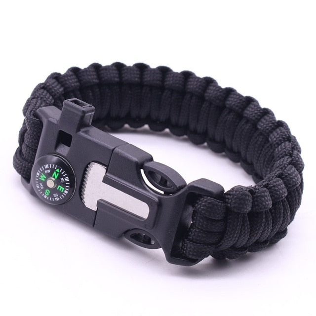 Survival Bracelet Multi-function | Black0ut