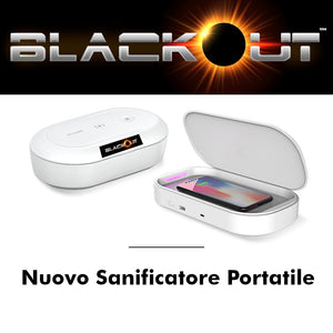 Black0utBox Sanificatore Portatile Raggi UV | UV Portable Sanitizer Black0utBox